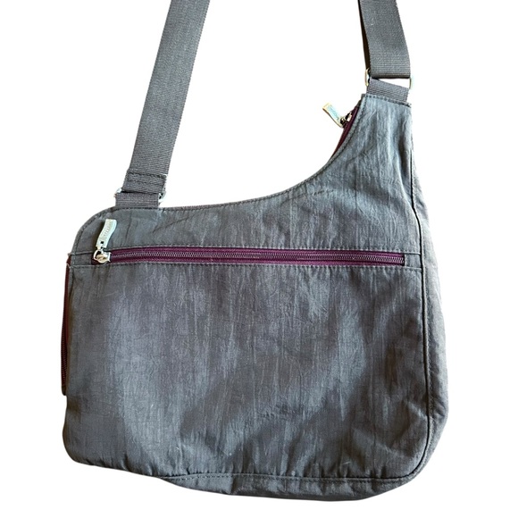 Baggallini Nylon Crossbody Purse Mustard Brown Neutrals - Picture 3 of 6